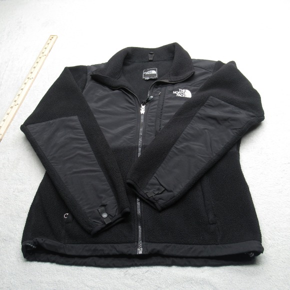 The North Face Denali Jacket Women Medium Black Polartec Fleece Full Zip Outdoor - Picture 1 of 13